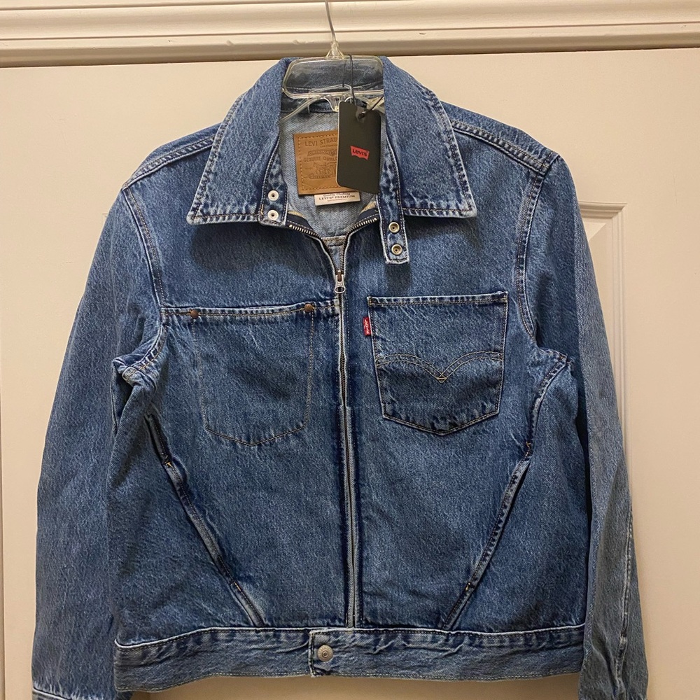 Levi's Premium Denim with Tan Leather Patch